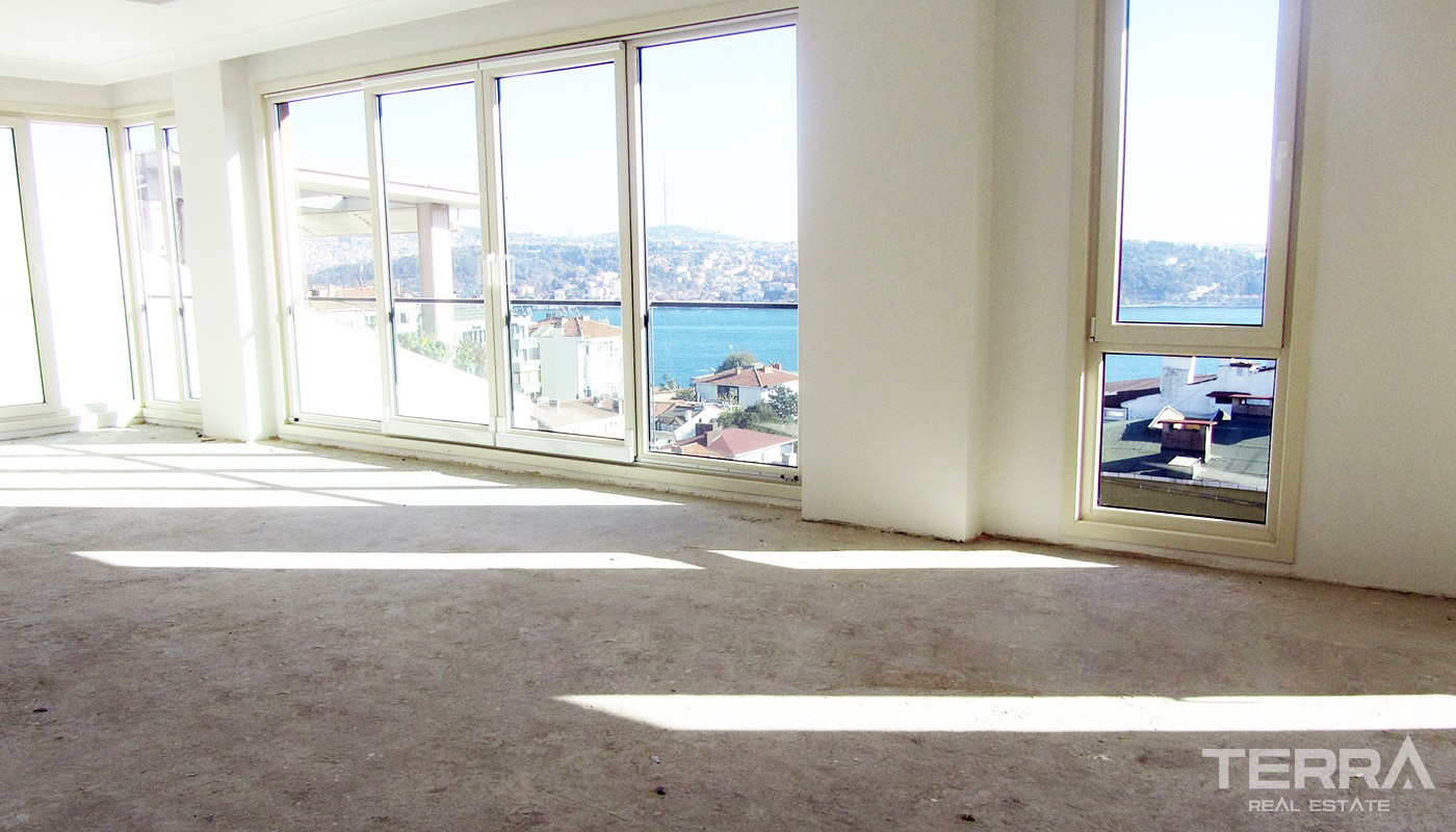 Spacious Apartment With Bosphorus View in Istanbul Beşiktaş - 19673