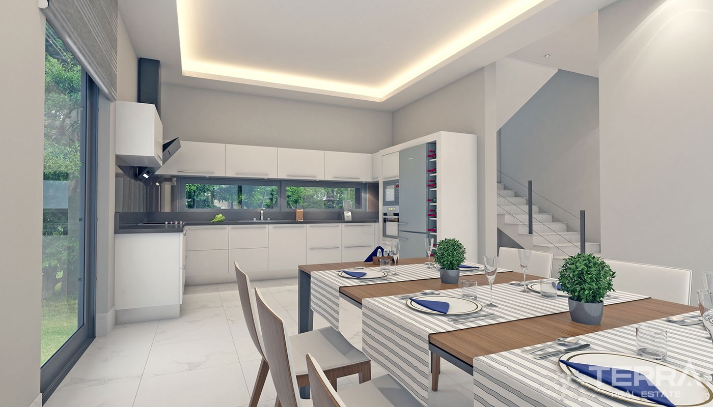 Sea-view Villas for Sale in Alanya Tepe with Swimming Pool - 19696