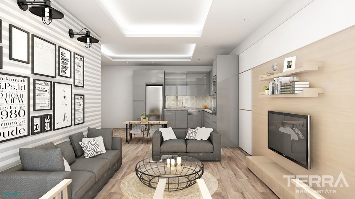 Brand New Apartments in Alanya With Swimming Pool - 19770