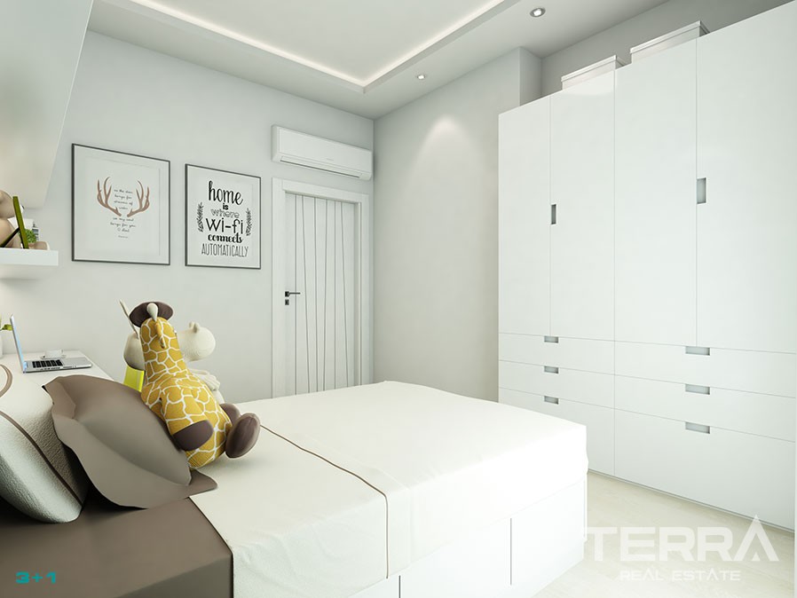 Brand New Apartments in Alanya With Swimming Pool - 19777
