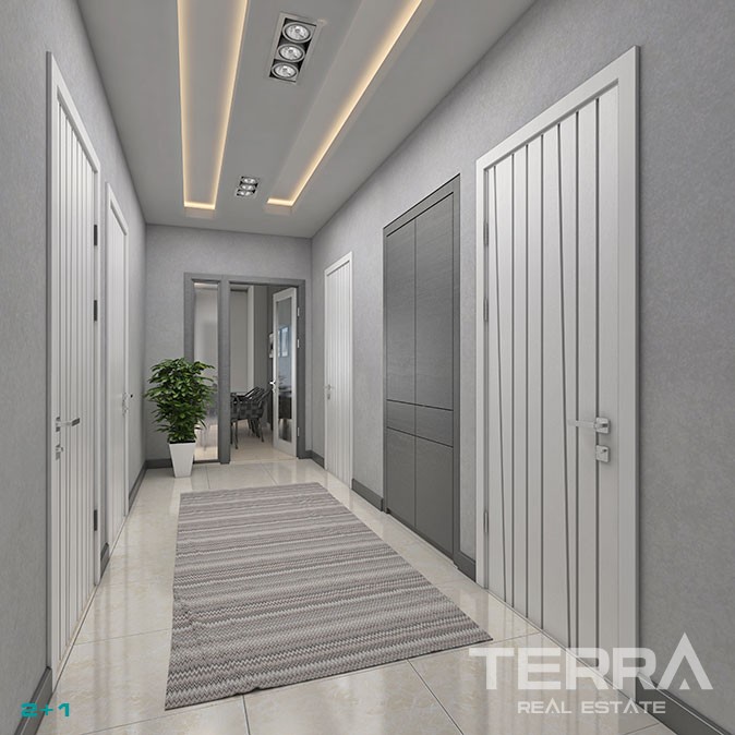 Brand New Apartments in Alanya With Swimming Pool - 19790