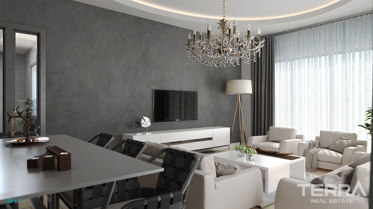 Brand New Apartments in Alanya With Swimming Pool - 19800