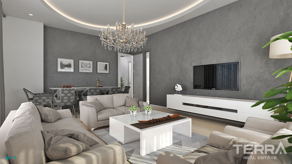 Brand New Apartments in Alanya With Swimming Pool - 19801