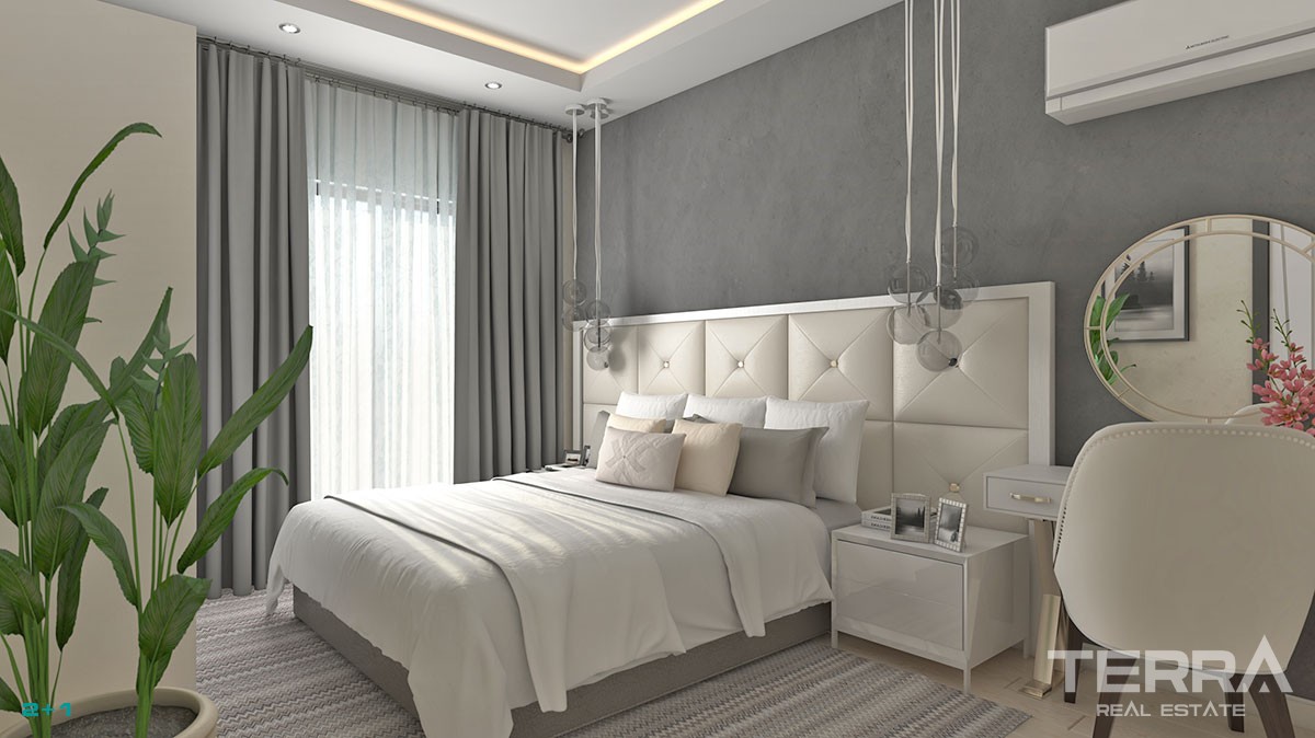 Brand New Apartments in Alanya With Swimming Pool - 19803