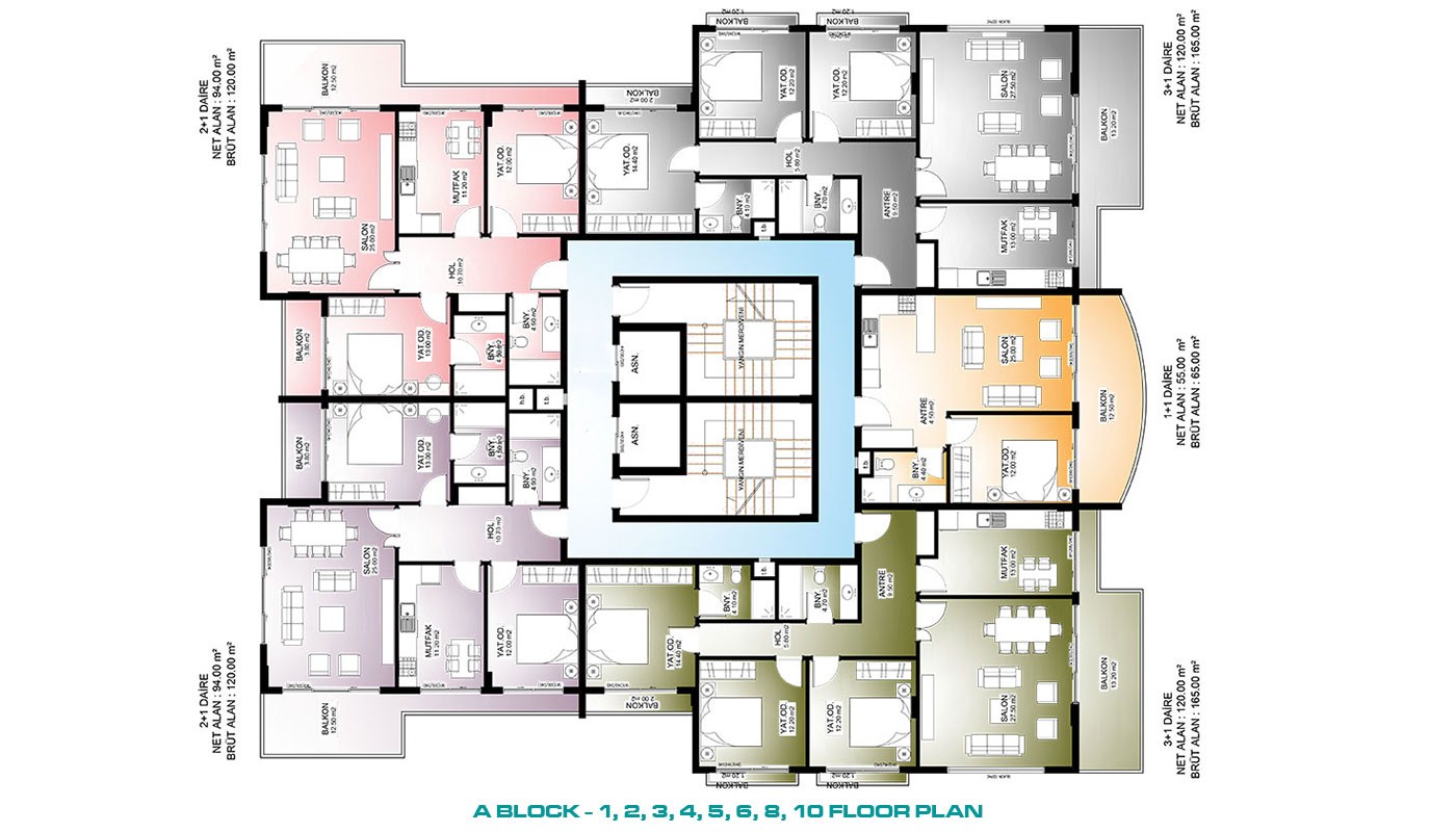 Brand New Apartments in Alanya With Swimming Pool - 19855