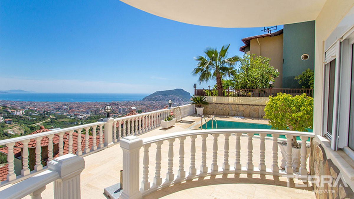 Fristående villa i Alanya med privat pool - 19912