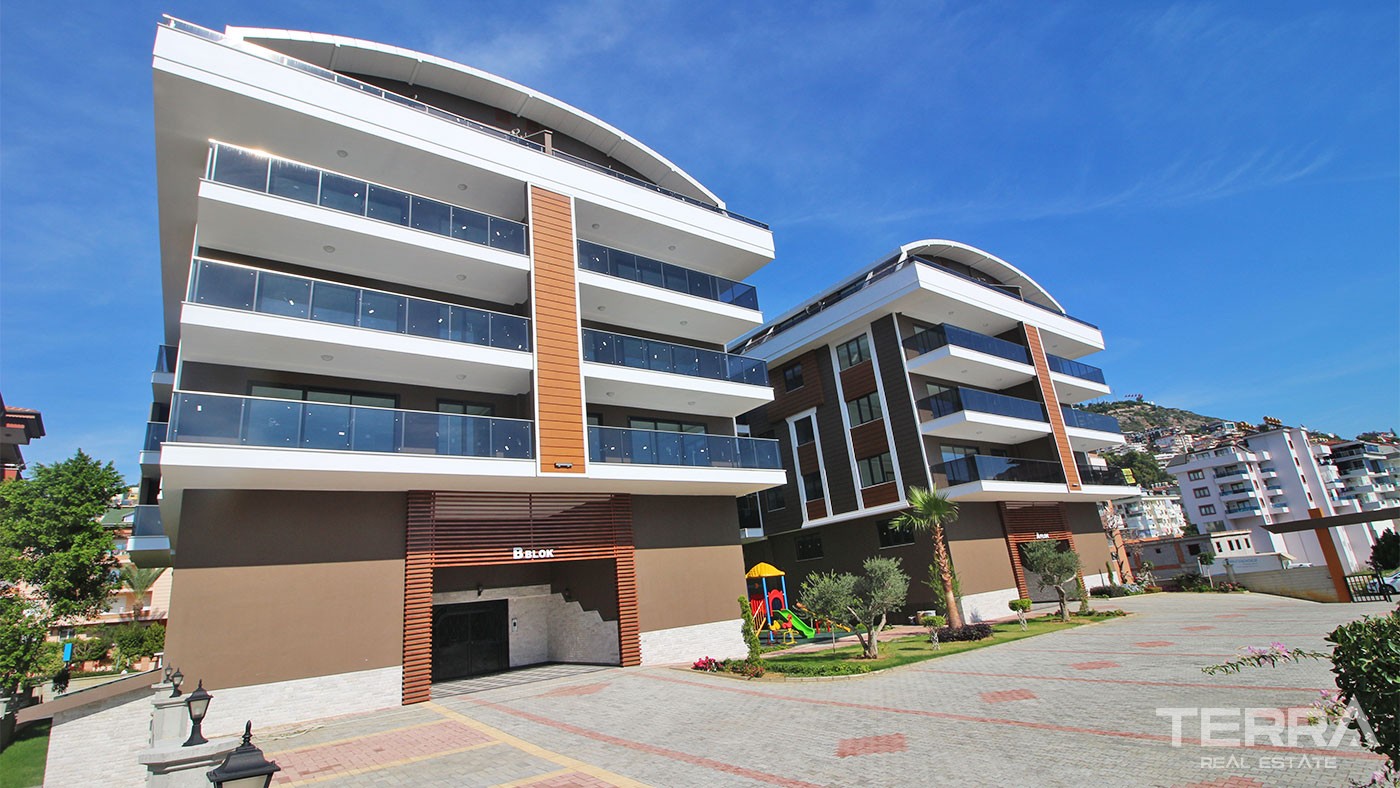 Spacious Apartments in a Low-rise Residential Complex in Alanya Center - 30453