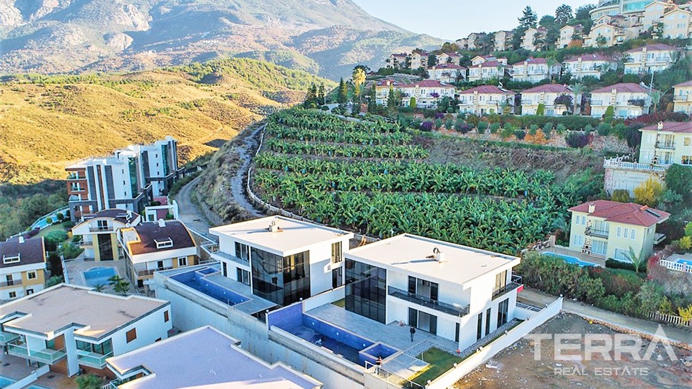 Detached Villas for Sale in Alanya With Swimming Pool - 35763