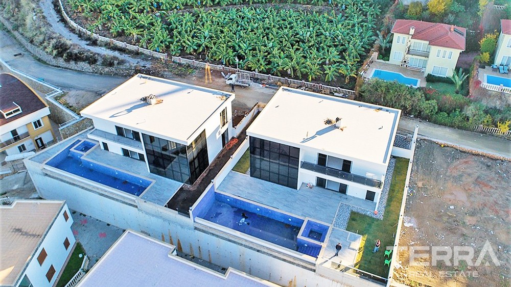 Detached Villas for Sale in Alanya With Swimming Pool - 35764