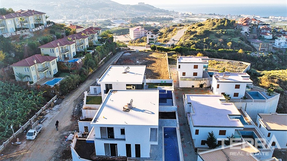 Detached Villas for Sale in Alanya With Swimming Pool - 35767
