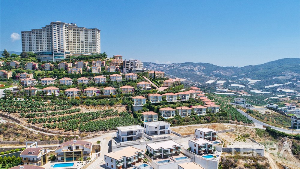 Detached Villas for Sale in Alanya With Swimming Pool - 35769