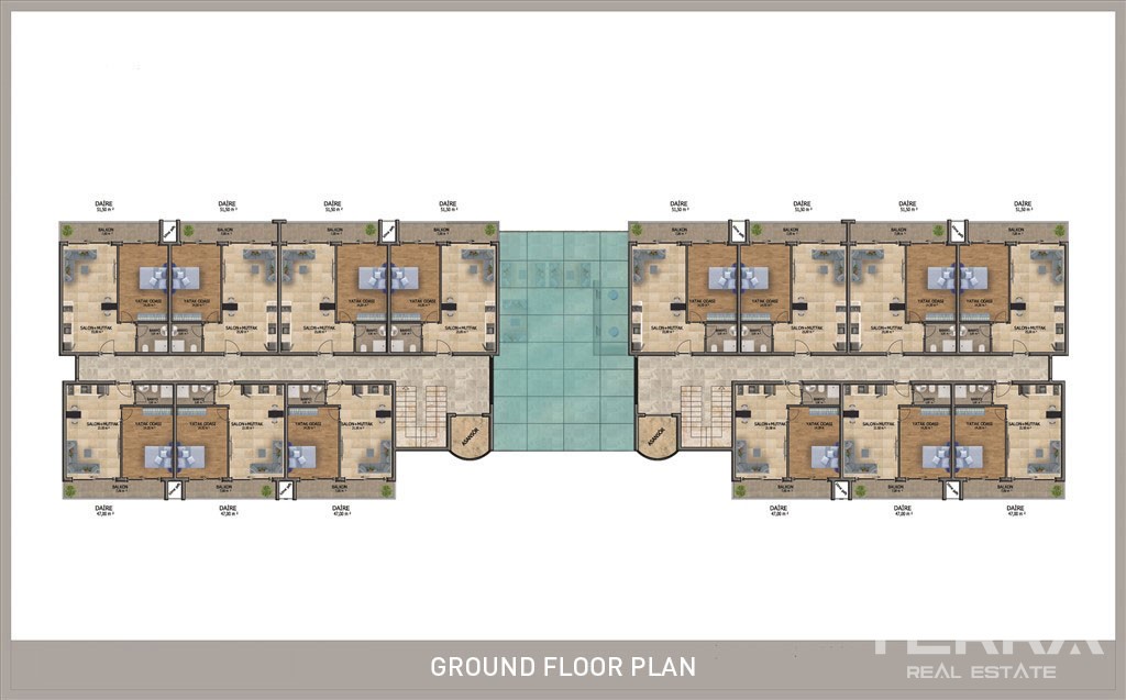 Modern Apartments for Sale in Alanya Mahmutlar at Competitive Prices - 22444