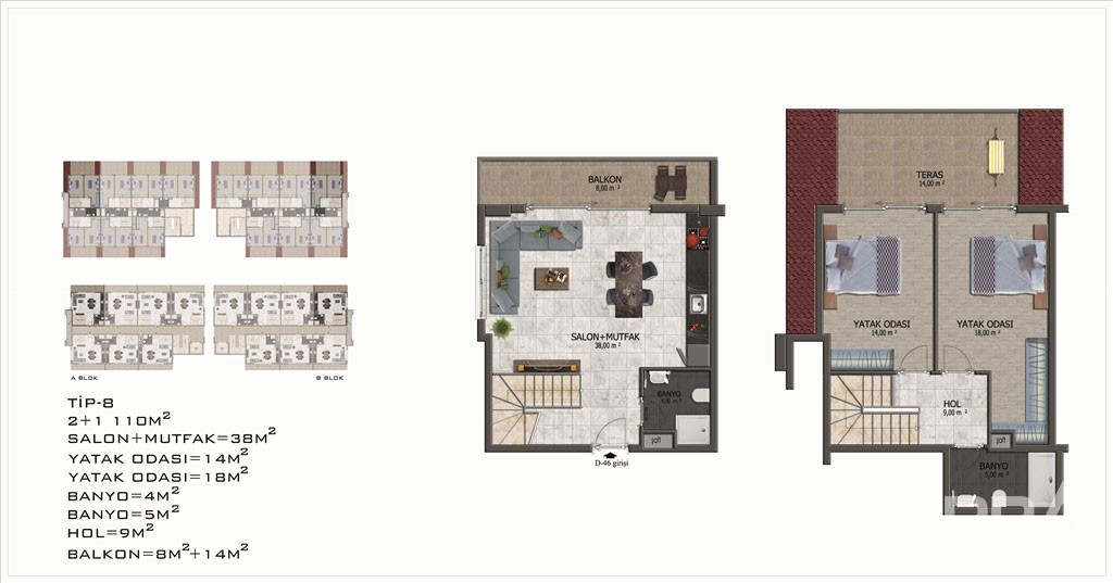 Modern Apartments for Sale in Alanya Mahmutlar at Competitive Prices - 22489
