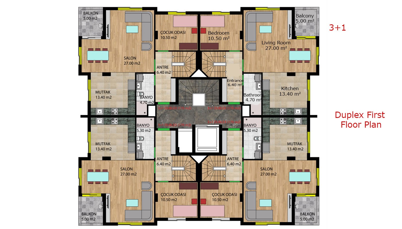 Luxury Apartments Close to Harbour in Sapphire Residence, Konyaaltı - 20291