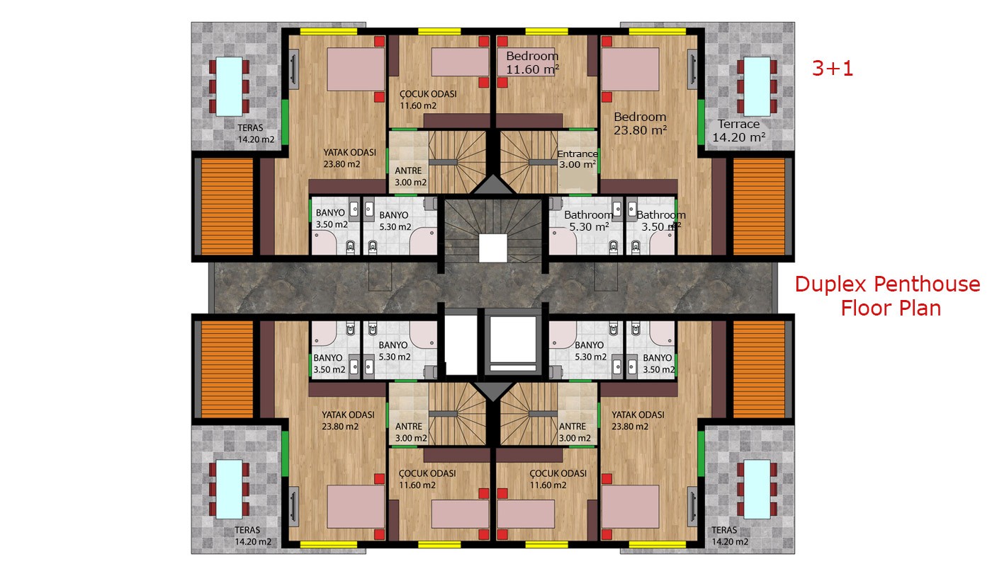 Luxury Apartments Close to Harbour in Sapphire Residence, Konyaaltı - 20292