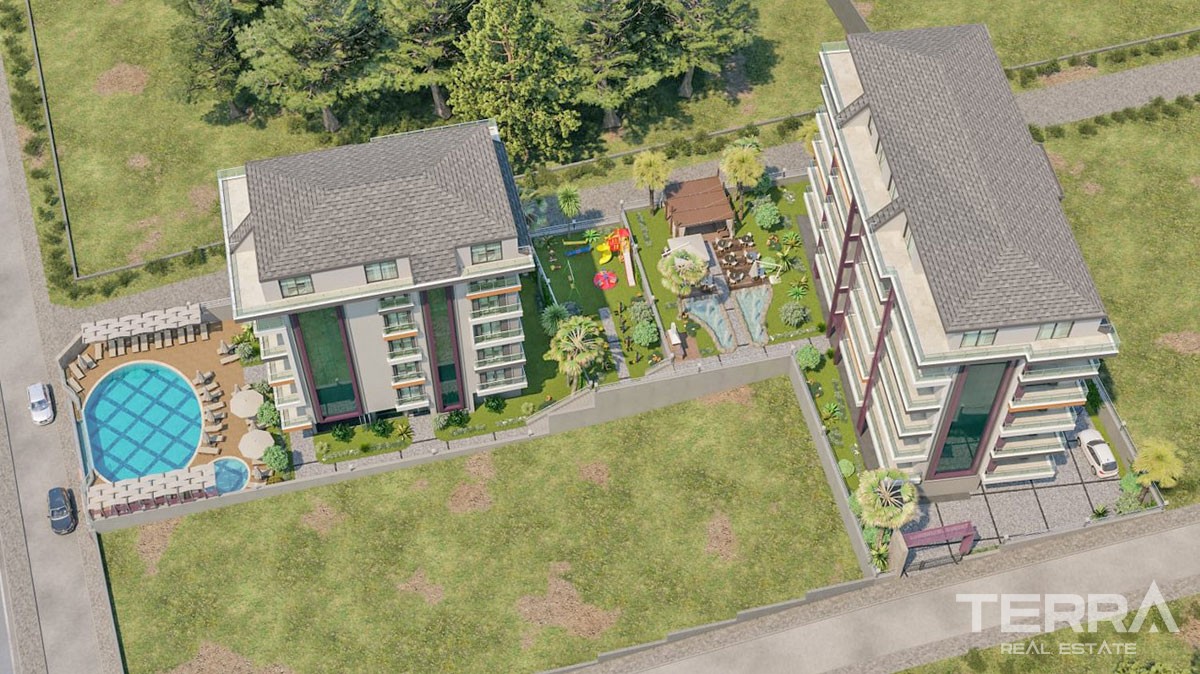 Key Ready Apartments for Sale in Alanya Kargıcak - 20317