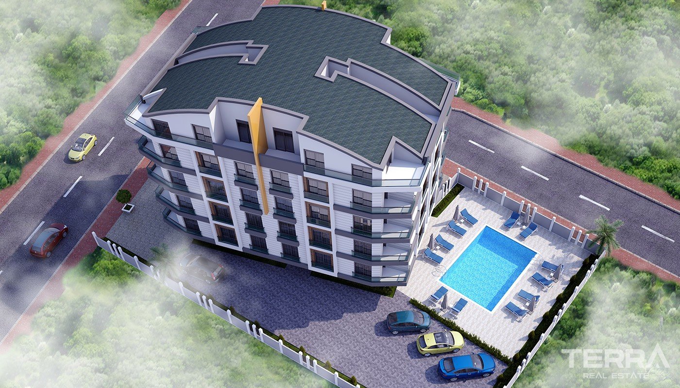 Aesthetic Apartments Near to Blue Flag Beach in Antalya Konyaaltı