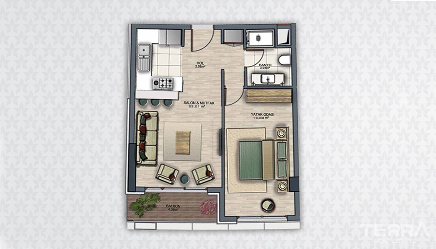 Modern Flats With Multiple Facilities in Esenyurt Istanbul - 20399