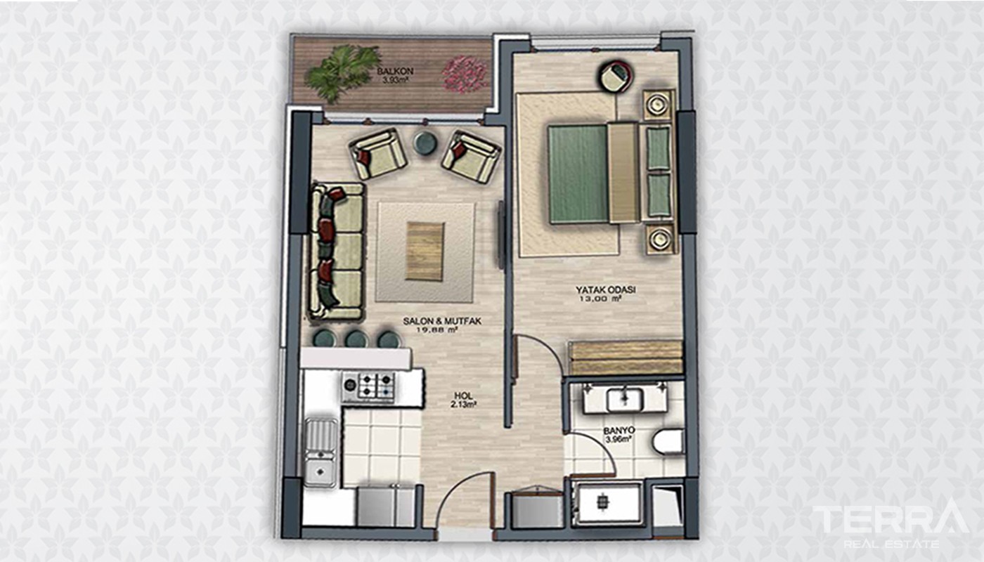 Modern Flats With Multiple Facilities in Esenyurt Istanbul - 20400