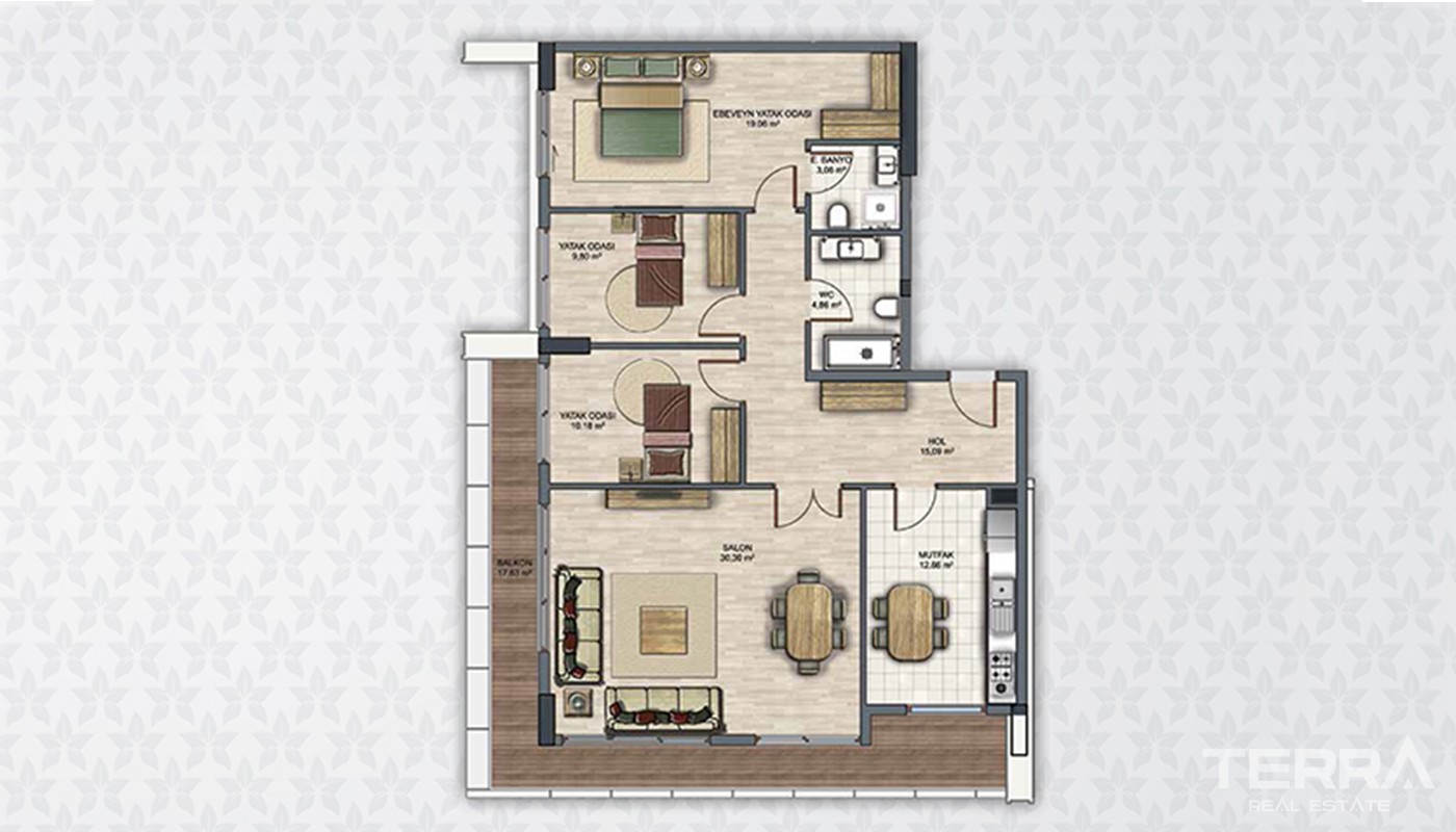 Modern Flats With Multiple Facilities in Esenyurt Istanbul - 20410