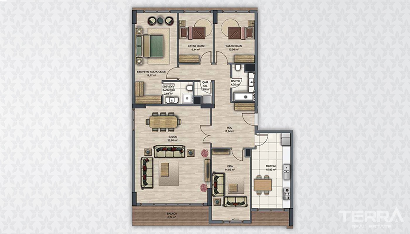 Modern Flats With Multiple Facilities in Esenyurt Istanbul - 20411