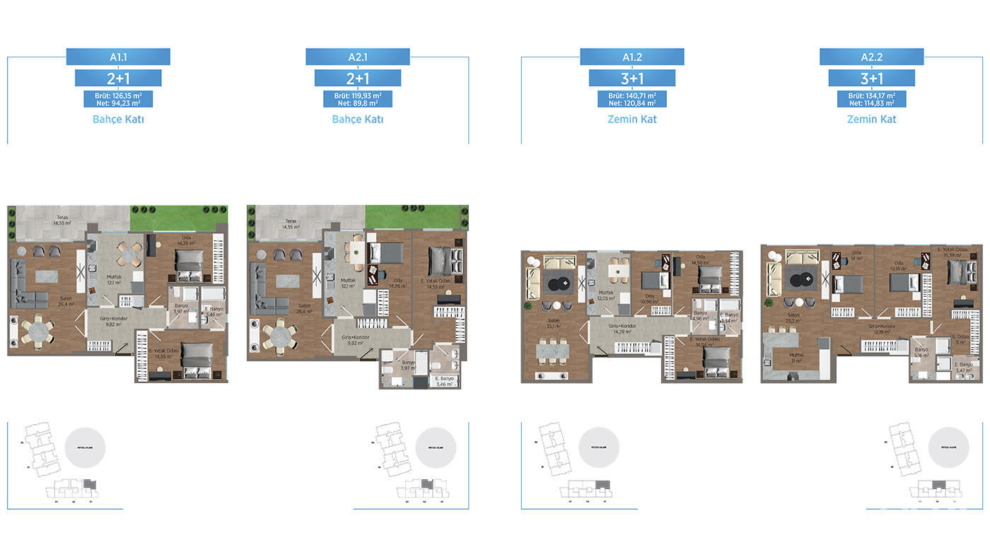 Sea View Flats in European Side of Istanbul - 53340