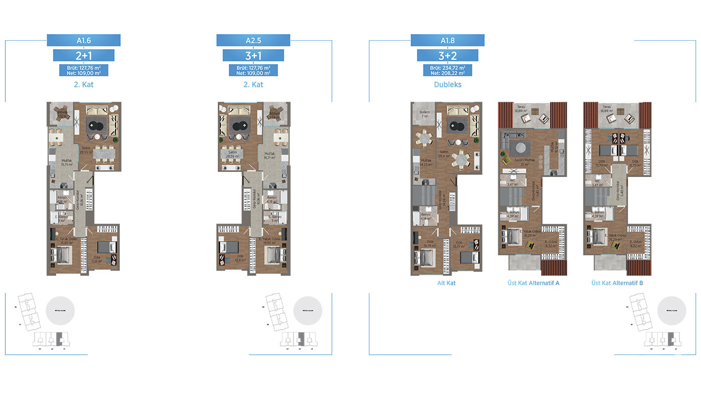 Sea View Flats in European Side of Istanbul - 53341