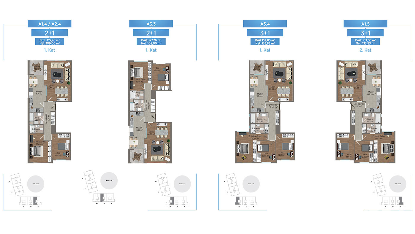 Sea View Flats in European Side of Istanbul - 53342