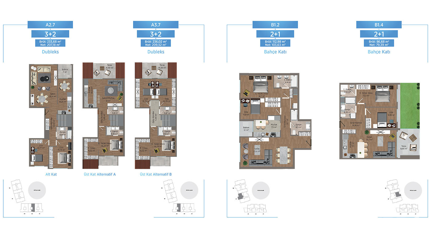 Sea View Flats in European Side of Istanbul - 53344