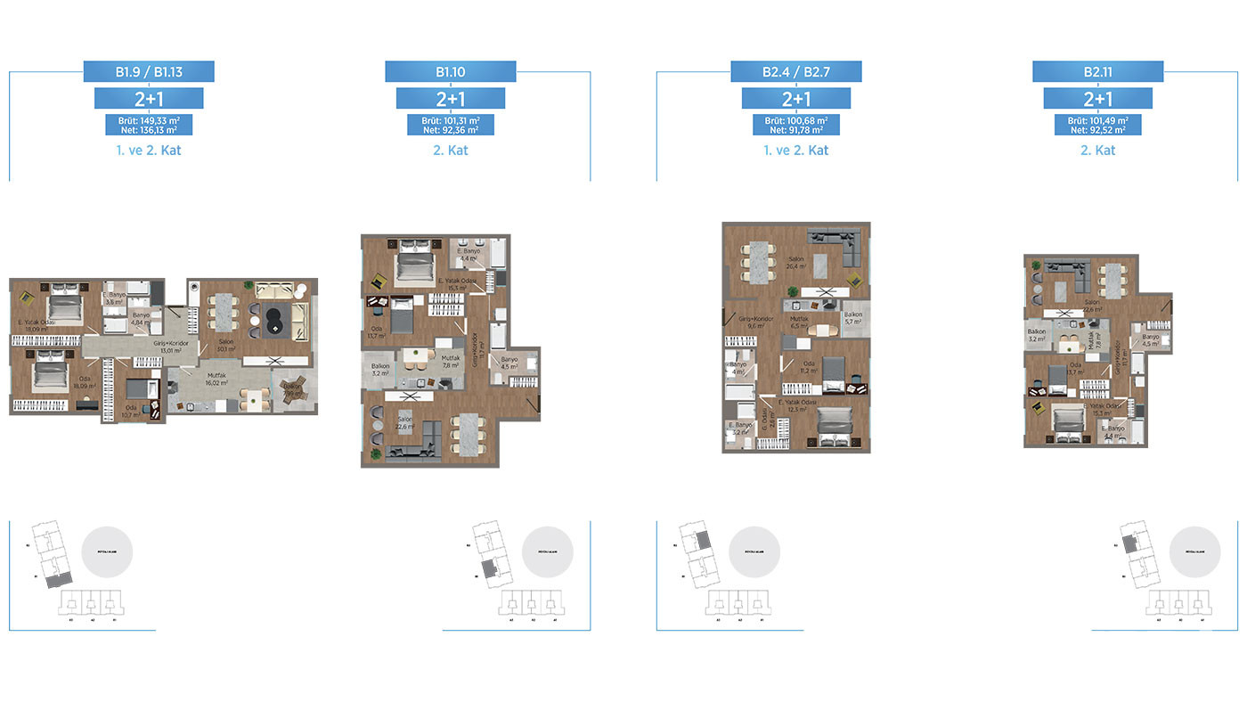 Sea View Flats in European Side of Istanbul - 53345