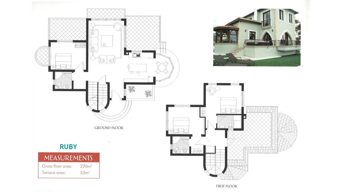 Charming Villas in Kyrenia Esentepe with Private Pool - 20712