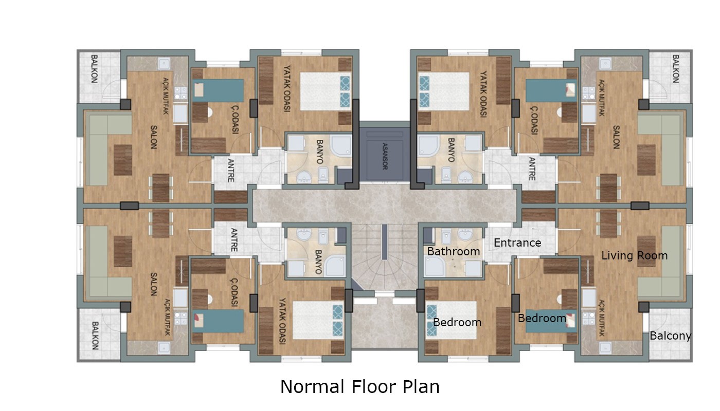 Luxury Apartments with Rich Facilities in Antalya Turkey - 20677