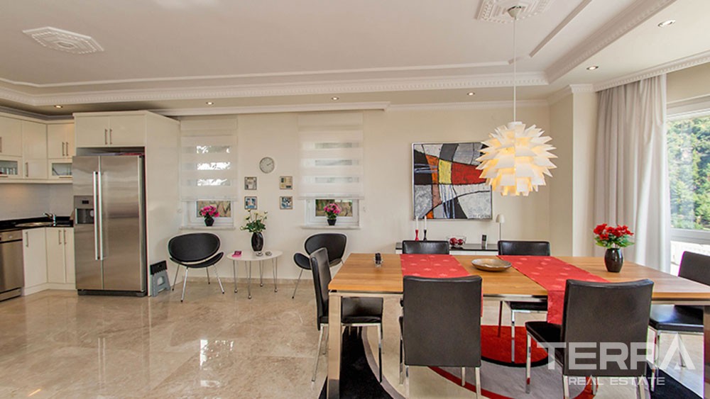 Fully Furnished Villa in Alanya Tepe with Private Pool - 20746