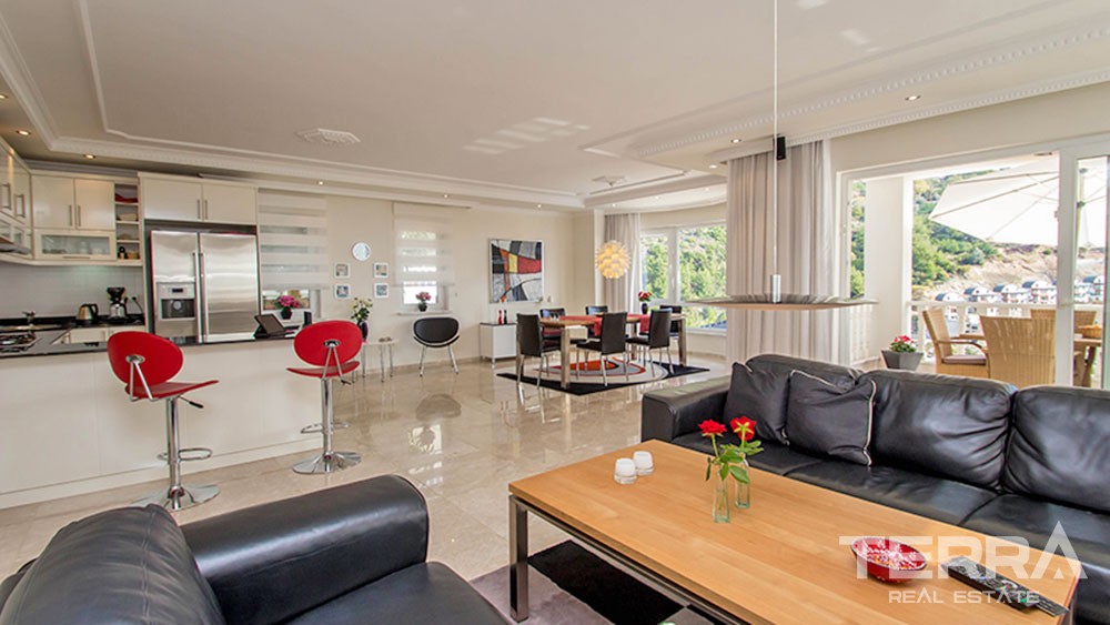 Fully Furnished Villa in Alanya Tepe with Private Pool - 20749