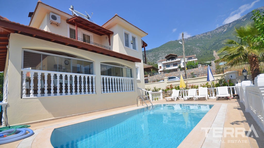 Villa i lugnt läge i Fethiye Ovacık som är fullt möblerad