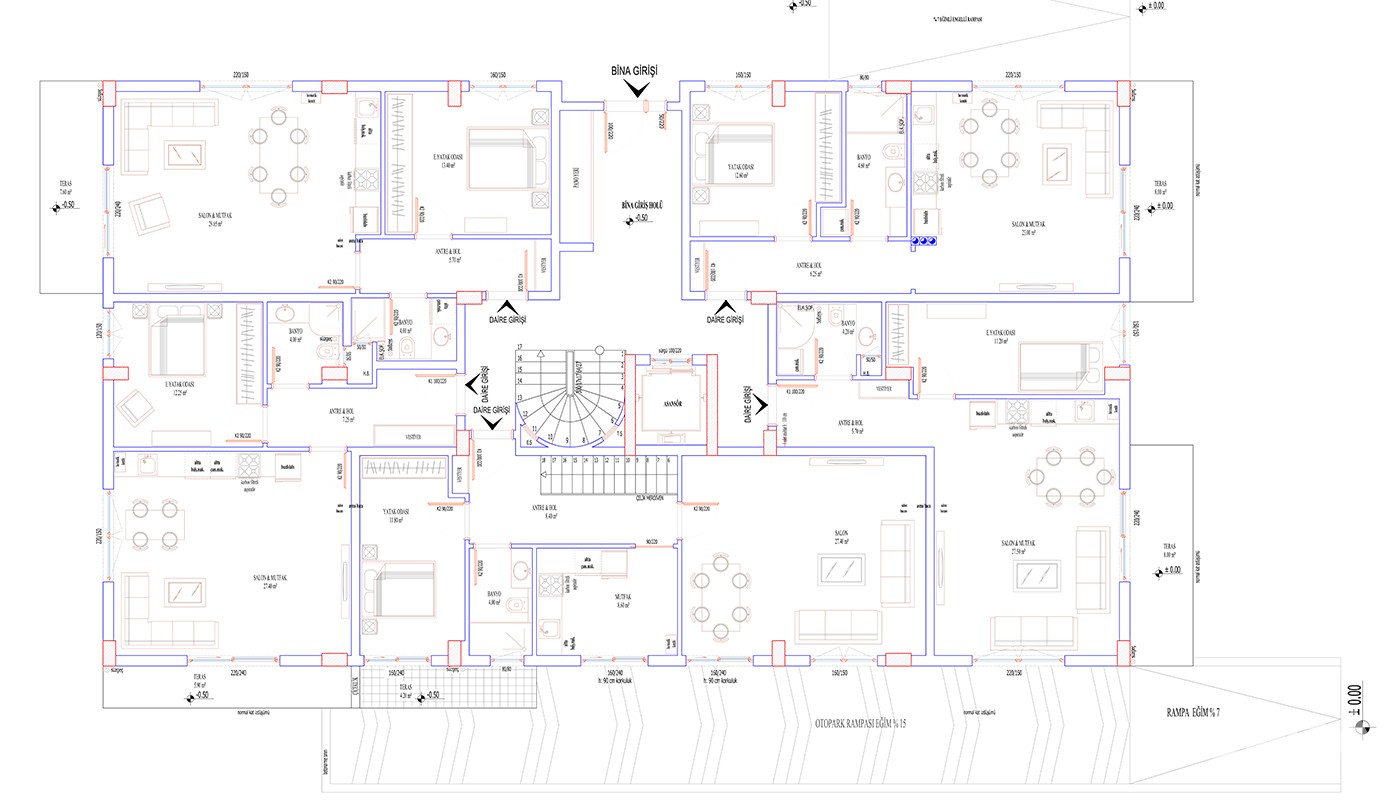Apartments Close to the Beach in Antalya City Center - 21147