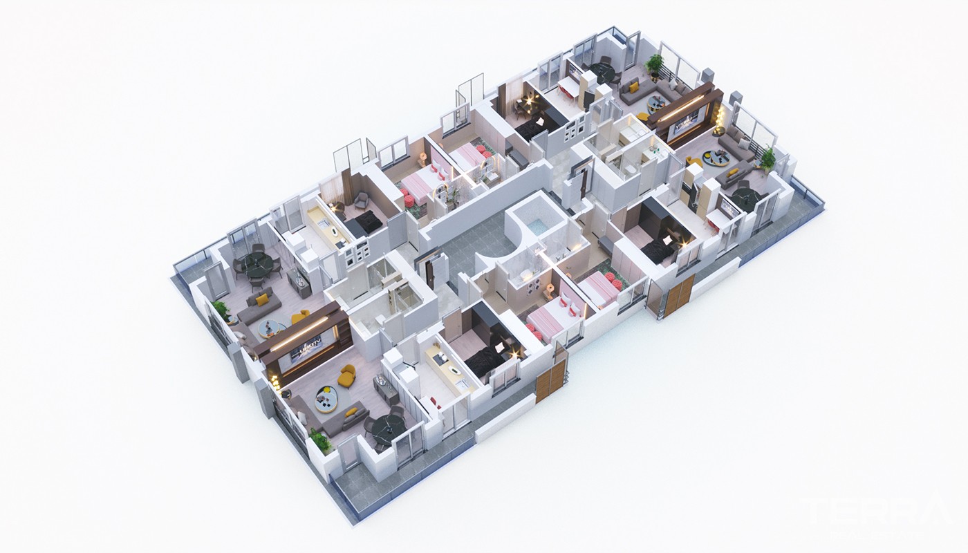 Apartments Close to the Beach in Antalya City Center - 21151