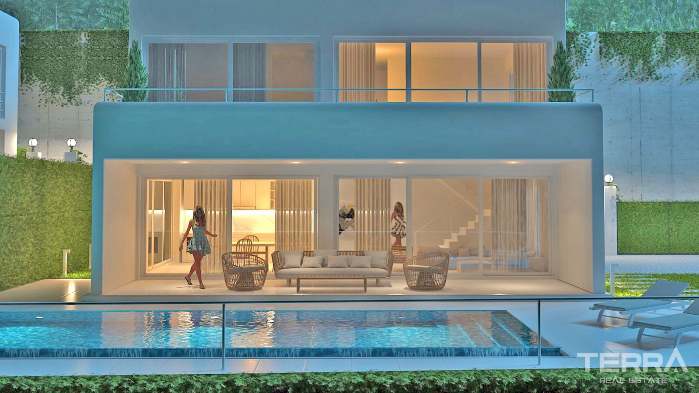 Stunning Sea View Villas in Alanya Tepe with Private Pool - 51031