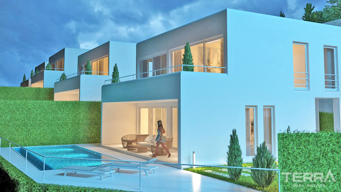 Stunning Sea View Villas in Alanya Tepe with Private Pool - 51033