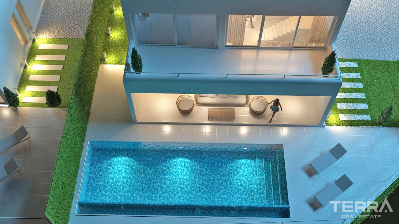 Stunning Sea View Villas in Alanya Tepe with Private Pool - 51038