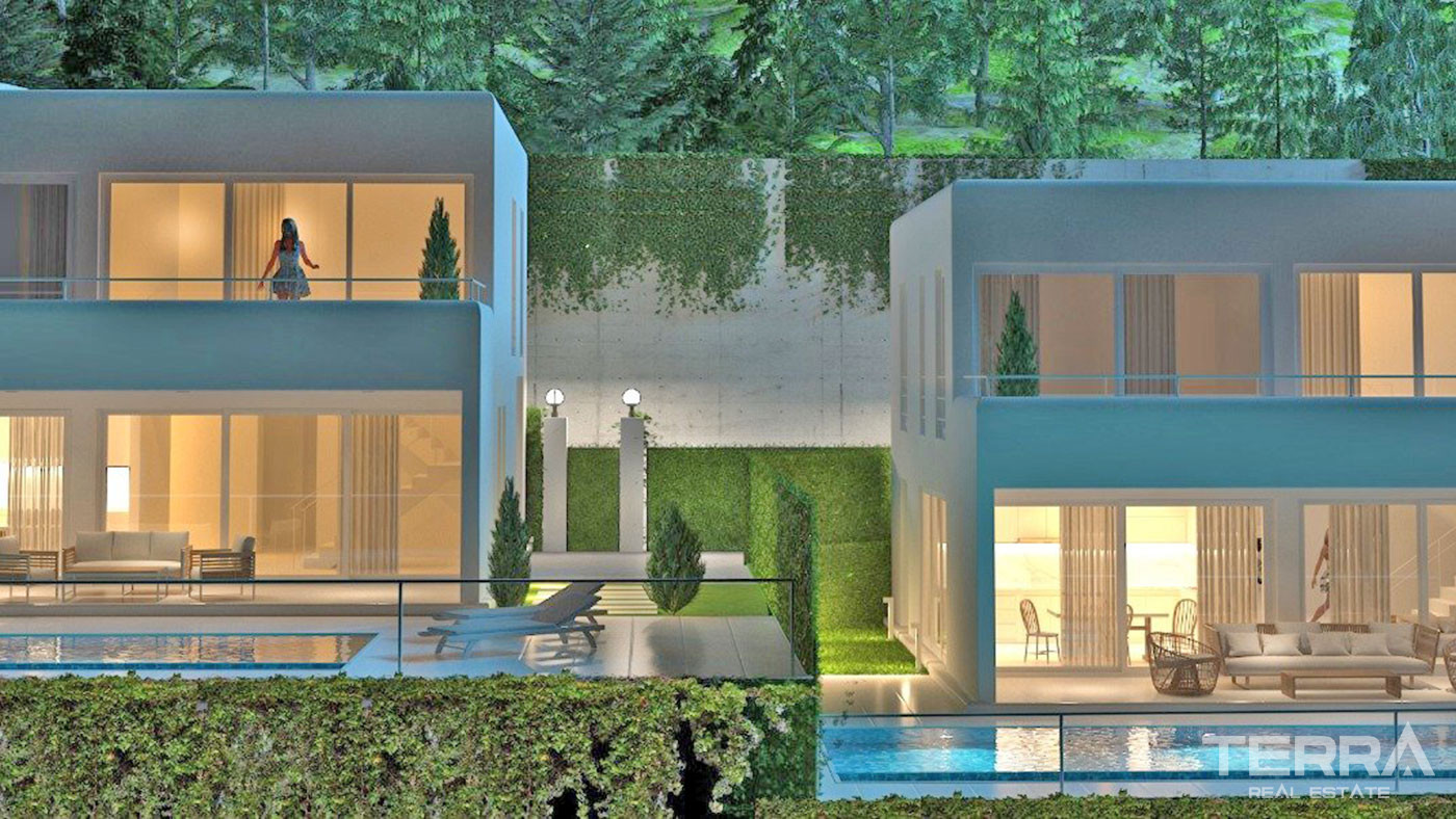 Stunning Sea View Villas in Alanya Tepe with Private Pool - 51045