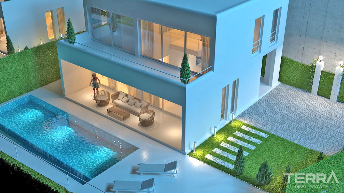 Stunning Sea View Villas in Alanya Tepe with Private Pool - 51047