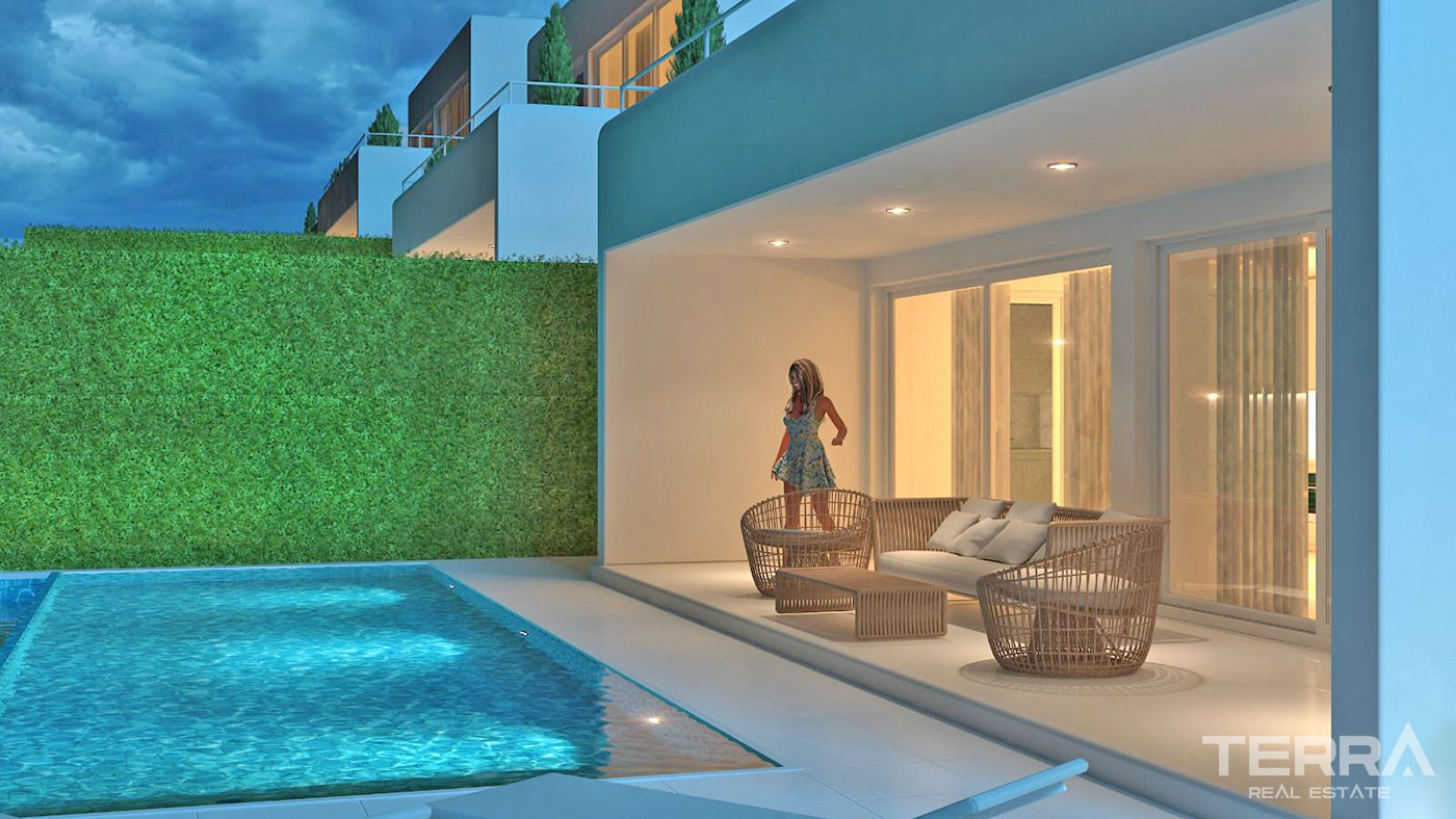 Stunning Sea View Villas in Alanya Tepe with Private Pool - 51048