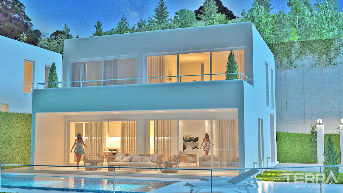 Stunning Sea View Villas in Alanya Tepe with Private Pool - 51049