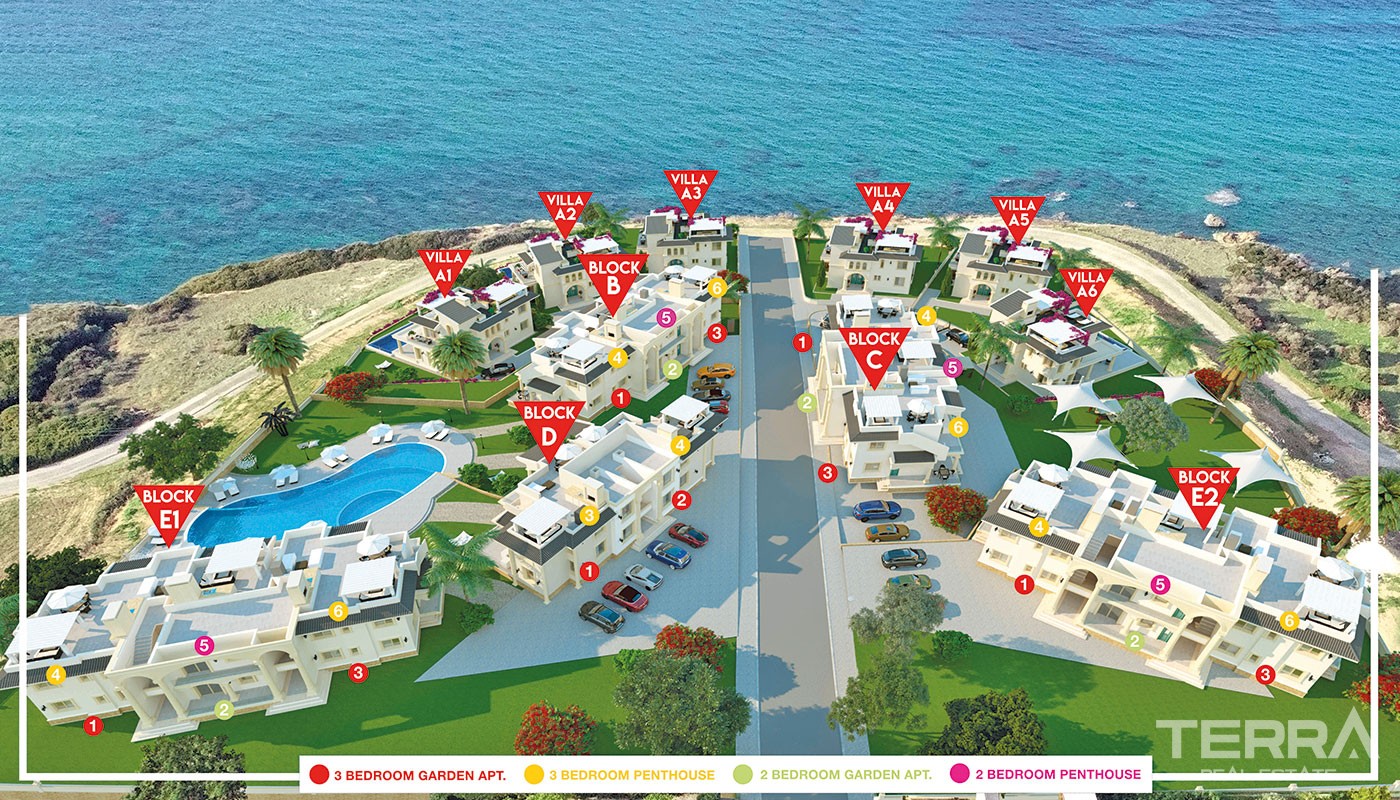 Luxury Villas in Kyrenia Esentepe With Uninterrupted Sea View - 21353