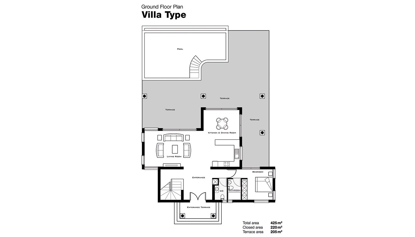 Luxury Villas in Kyrenia Esentepe With Uninterrupted Sea View - 21355