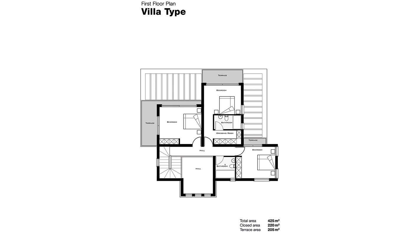 Luxury Villas in Kyrenia Esentepe With Uninterrupted Sea View - 21357