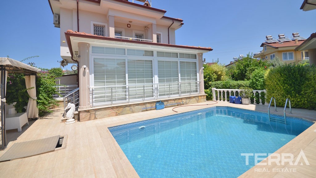 Fully Furnished Villa in Fethiye Çalış with Private Pool - 21555