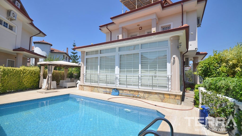 Fully Furnished Villa in Fethiye Çalış with Private Pool - 21556