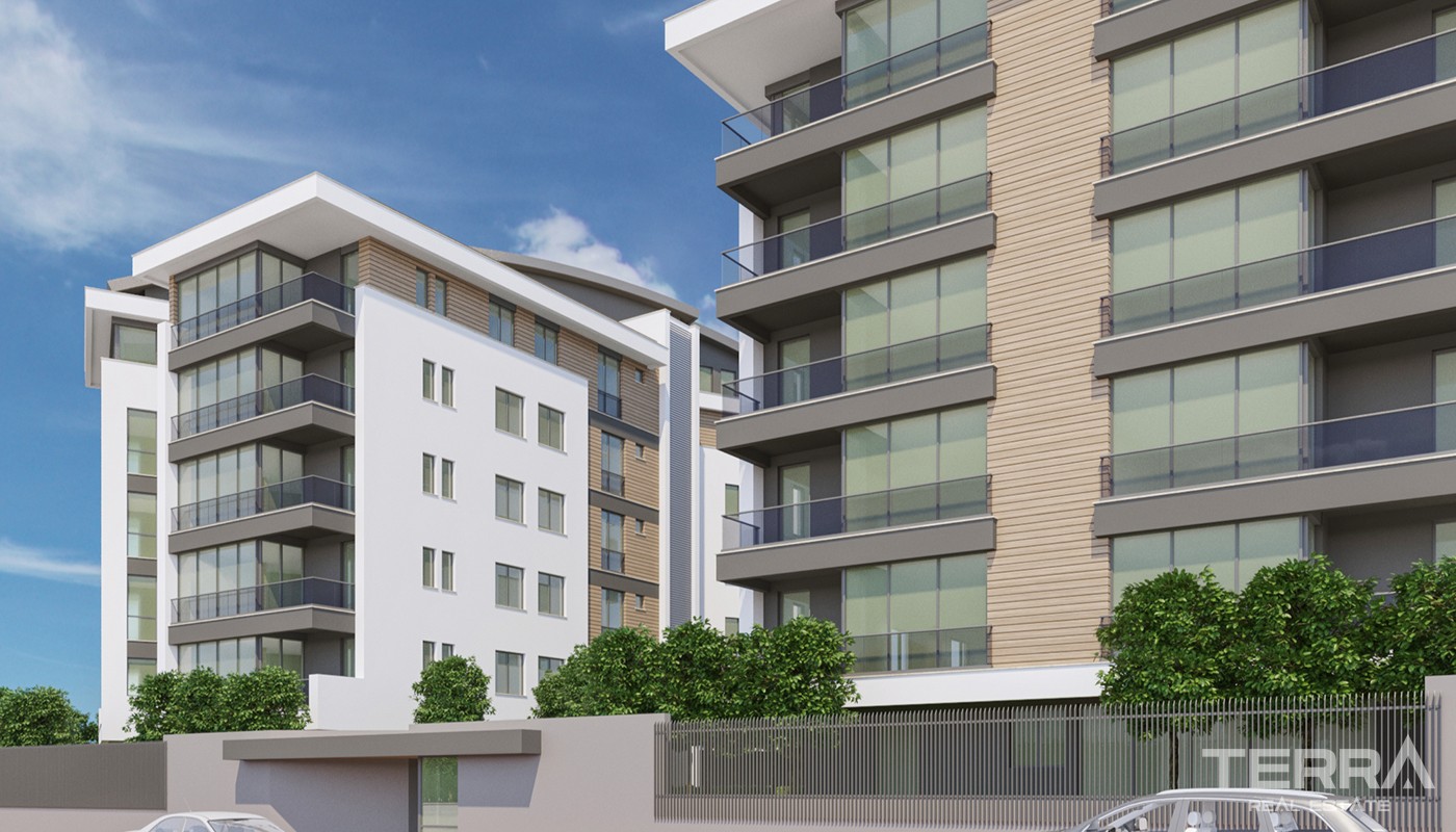 Antalya Apartments for Sale in Park Tema Residence in Konyaaltı - 21577